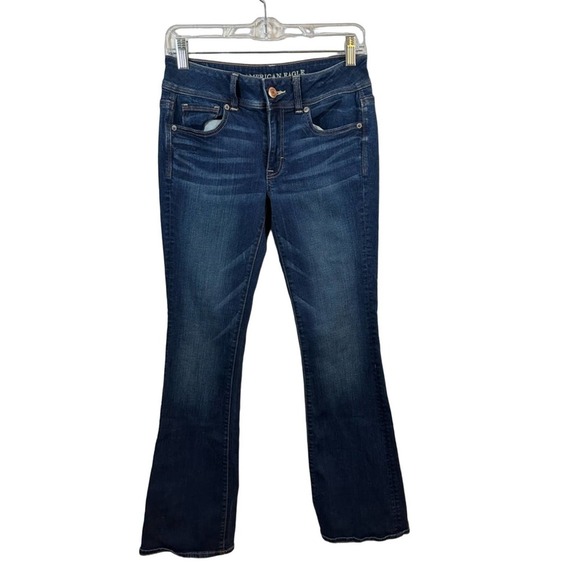 American Eagle Outfitters Denim - American Eagle Kick Boot‎ Super Stretch size 4